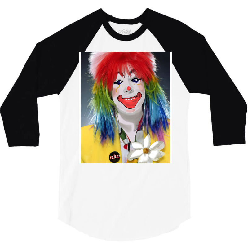 Smiling Clown Vintage 3/4 Sleeve Shirt | Artistshot