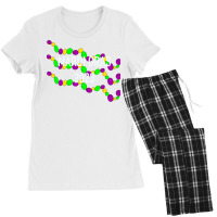 Mardi Gras Beads Stars Women's Pajamas Set | Artistshot