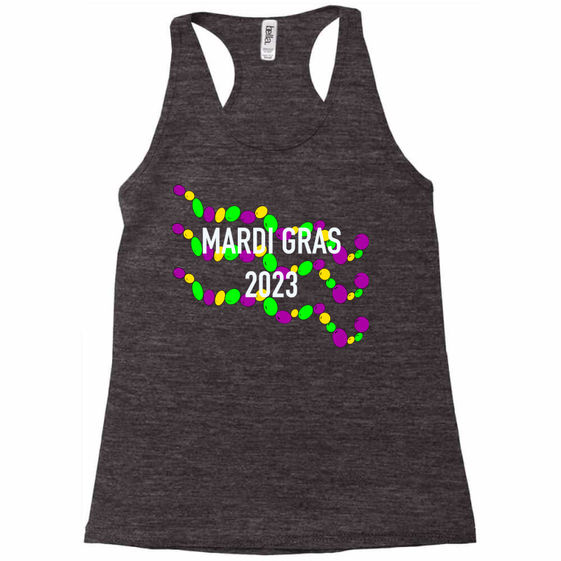 Mardi Gras Beads Stars Racerback Tank by eelahafrizaf | Artistshot