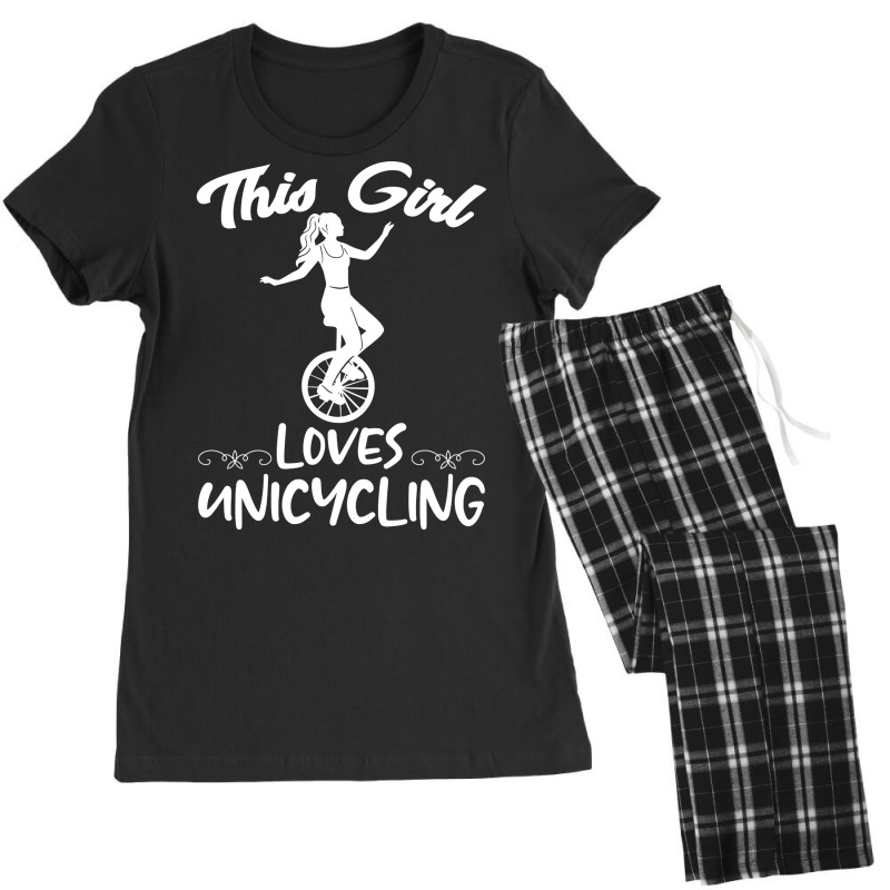 This Girl Loves Unicycling Monocycle Unicycler Uni Women's Pajamas Set by ulfvinoronost | Artistshot