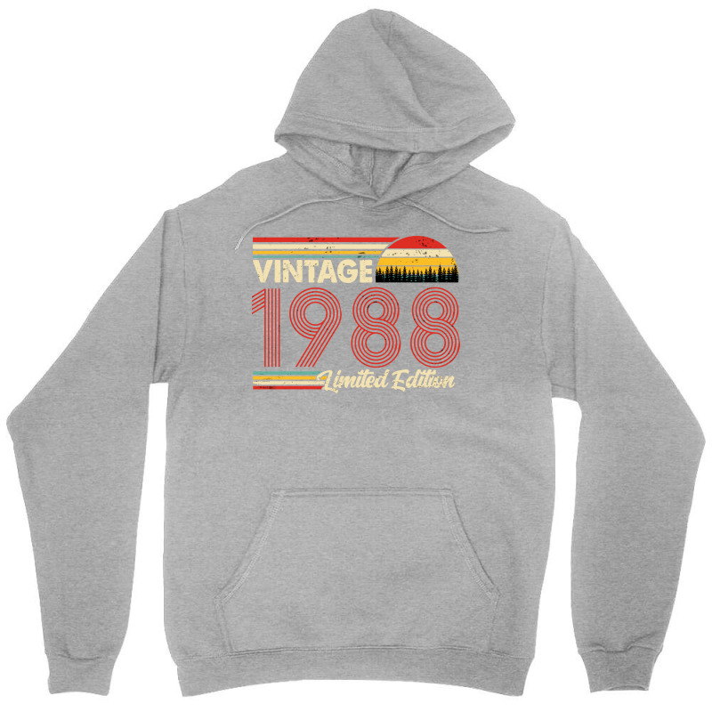 Vintage 1988 Birthday  Limited Edition 1988 Birthd Unisex Hoodie by taipovpoppe | Artistshot