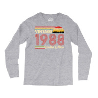 Vintage 1988 Birthday  Limited Edition 1988 Birthd Long Sleeve Shirts | Artistshot