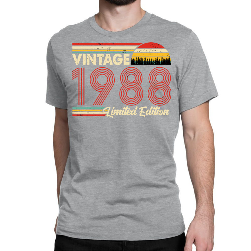 Vintage 1988 Birthday  Limited Edition 1988 Birthd Classic T-shirt by taipovpoppe | Artistshot