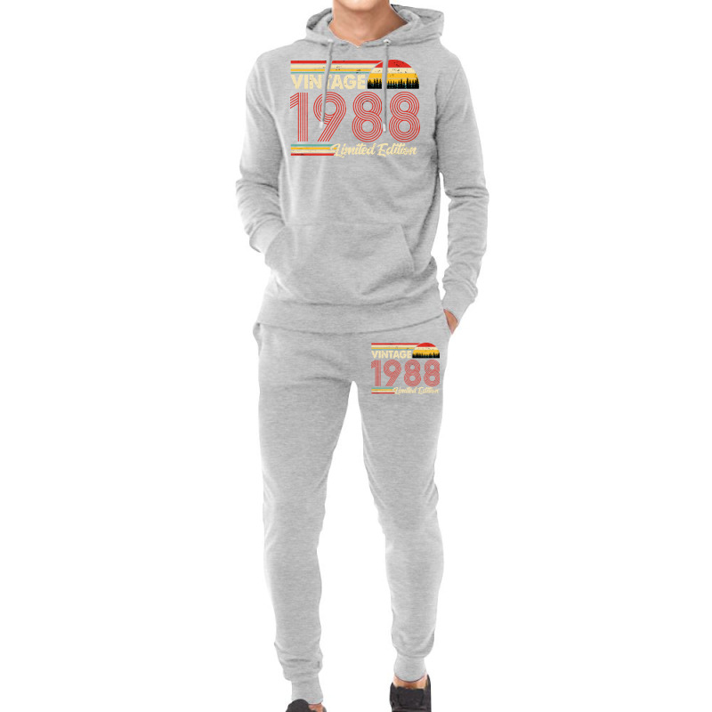 Vintage 1988 Birthday  Limited Edition 1988 Birthd Hoodie & Jogger set by taipovpoppe | Artistshot