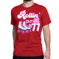 Rollin Into 11 Roller Skating 11th Birthday Nature Classic T-shirt | Artistshot