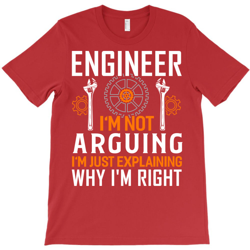 Engineer Engineering Profession Mechanical Gift Re T-Shirt by hanaraovroy | Artistshot