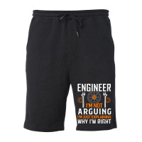 Engineer Engineering Profession Mechanical Gift Re Fleece Short | Artistshot