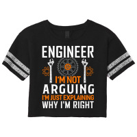 Engineer Engineering Profession Mechanical Gift Re Scorecard Crop Tee | Artistshot