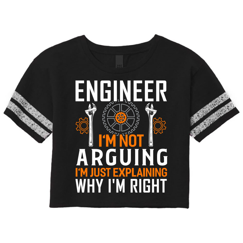 Engineer Engineering Profession Mechanical Gift Re Scorecard Crop Tee by hanaraovroy | Artistshot