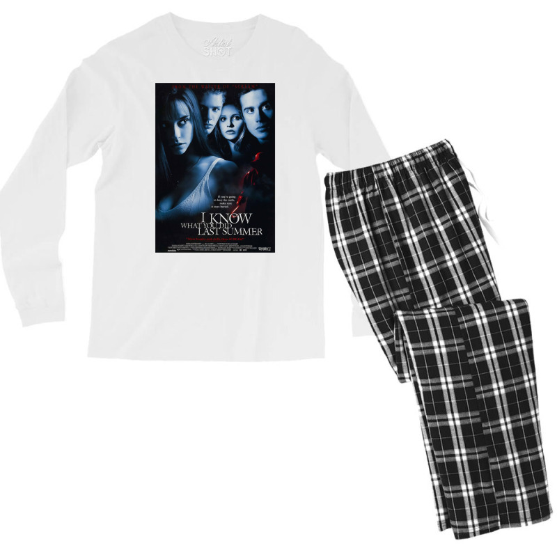 Movie Poster I Know What You Did Last Summer Men's Long Sleeve Pajama Set | Artistshot