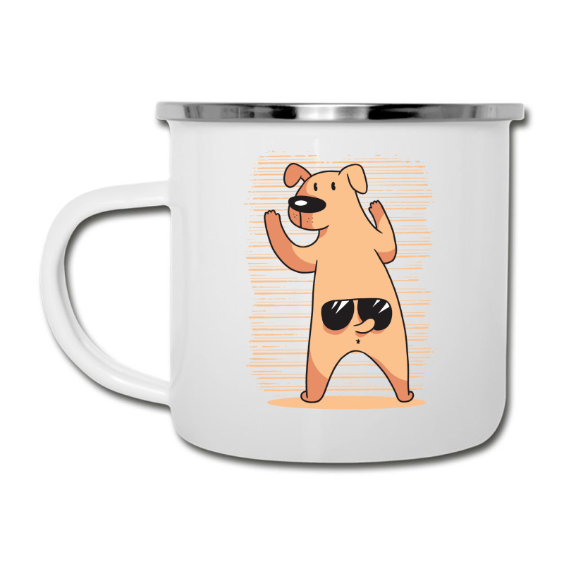 Dog Tail Glasses Camper Cup | Artistshot