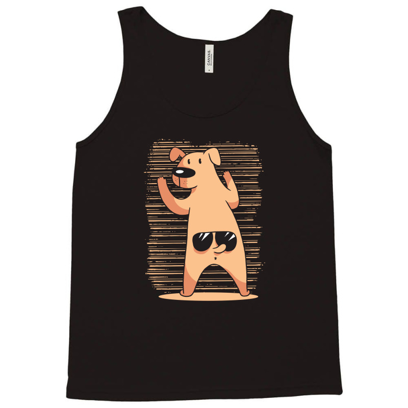 Dog Tail Glasses Tank Top | Artistshot