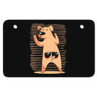 Dog Tail Glasses Atv License Plate | Artistshot