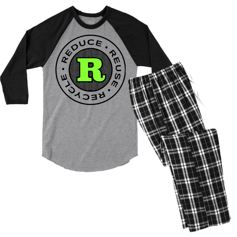 3r Green Planet Men's 3/4 Sleeve Pajama Set by loretzexson | Artistshot