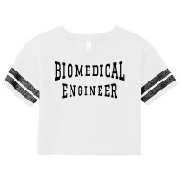 Biomedical Engineer In Black Color Text Hipster Scorecard Crop Tee | Artistshot