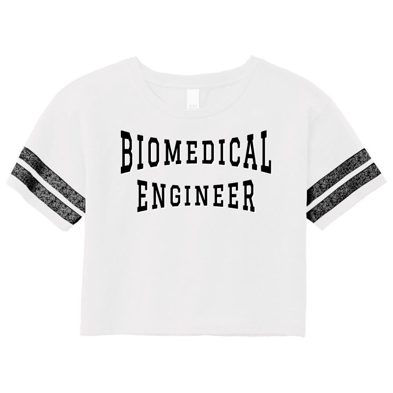 Biomedical Engineer In Black Color Text Hipster Scorecard Crop Tee by potelskaper1 | Artistshot