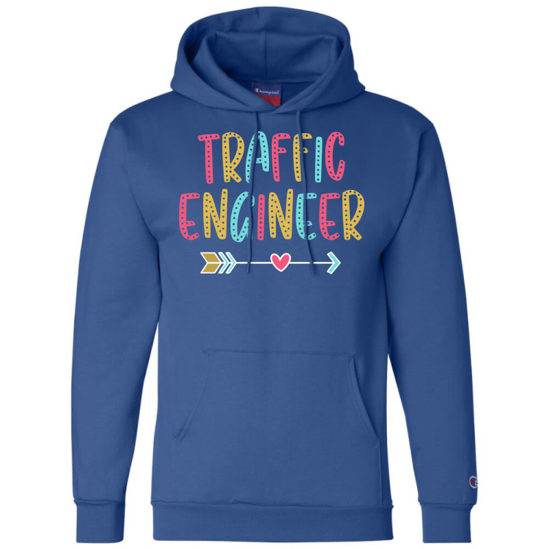 Traffic Engineer Fun Casual Boho Design Champion Hoodie by irnatyselgej | Artistshot