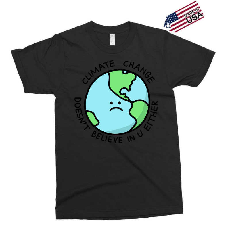 Climate Change Doesnt Believe In U 70s Exclusive T-shirt by loretzexson | Artistshot