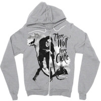 There Wolf There Castle Zipper Hoodie | Artistshot