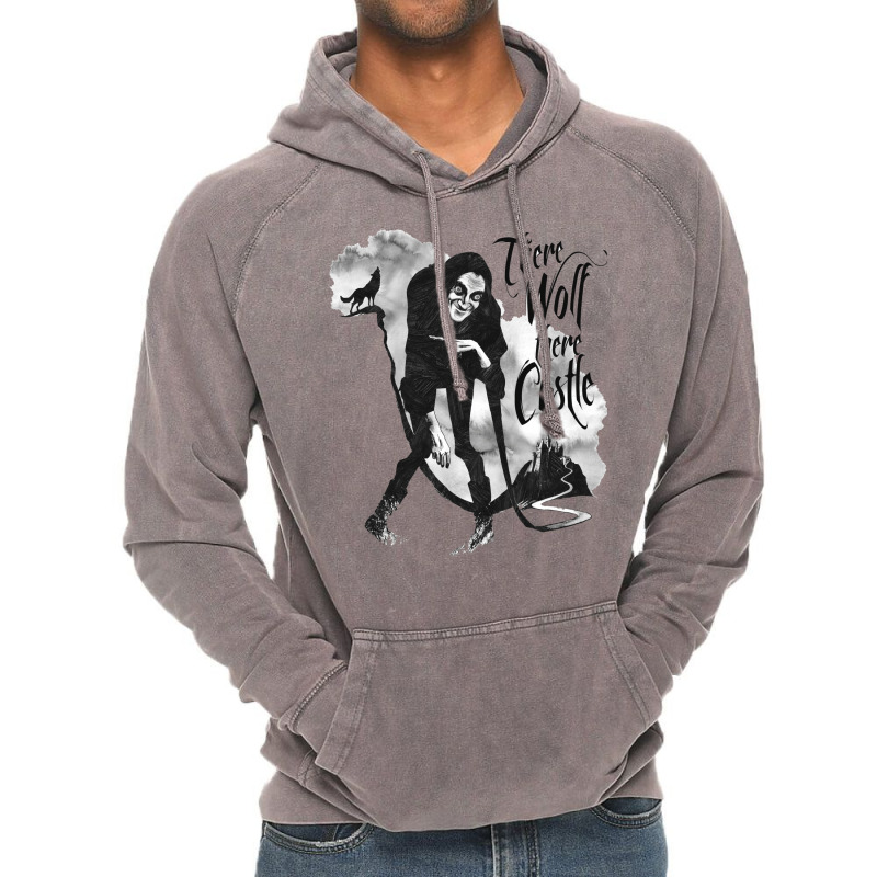 There Wolf There Castle Vintage Hoodie | Artistshot