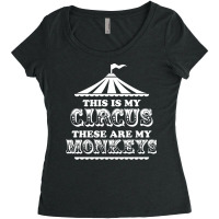 This Is My Circus These Are My Monkeys Boy Hipster Women's Triblend Scoop T-shirt | Artistshot