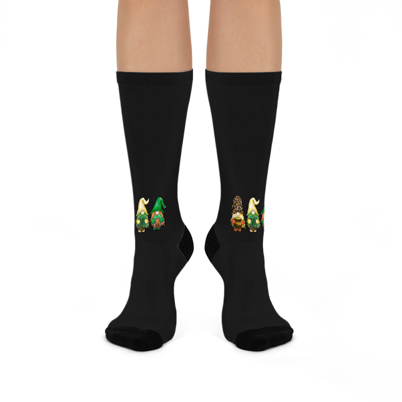 St Patricks Day Gnomes Crew Socks | Artistshot