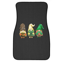 St Patricks Day Gnomes Front Car Mat | Artistshot