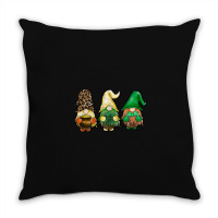 St Patricks Day Gnomes Throw Pillow | Artistshot