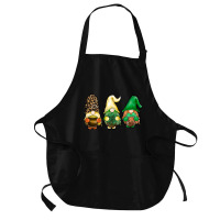 St Patricks Day Gnomes Medium-length Apron | Artistshot