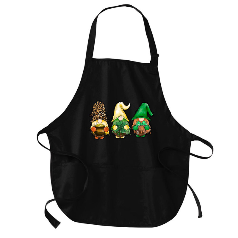 St Patricks Day Gnomes Medium-length Apron | Artistshot