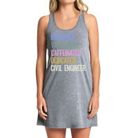 Civil Engineer Retro Vaccination Design Tank Dress | Artistshot