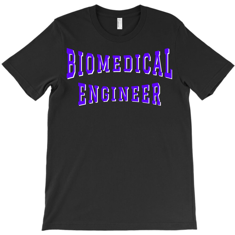 Biomedical Engineer In Purple Color Text Red T-Shirt by gerezzdralad | Artistshot