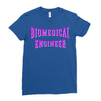 Biomedical Engineer In Pink Color Text Boy Ladies Fitted T-shirt | Artistshot