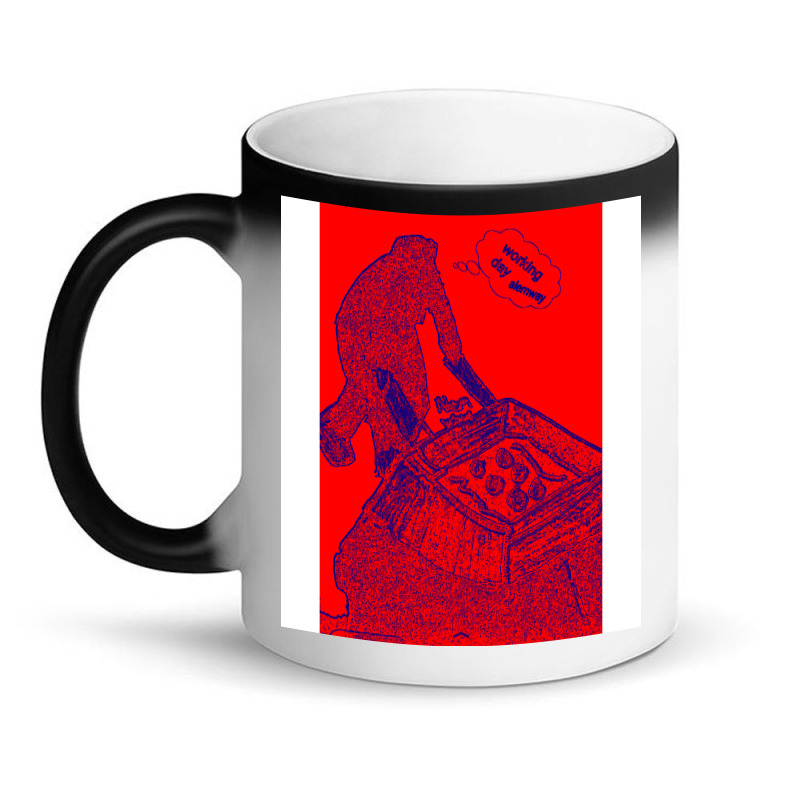 Construction Worker Aesthetic Magic Mug | Artistshot