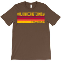 Civil Engineering Technician 80s Retro Vintage Lim T-shirt | Artistshot