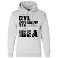 Civil Engineering Vintage Music Champion Hoodie | Artistshot