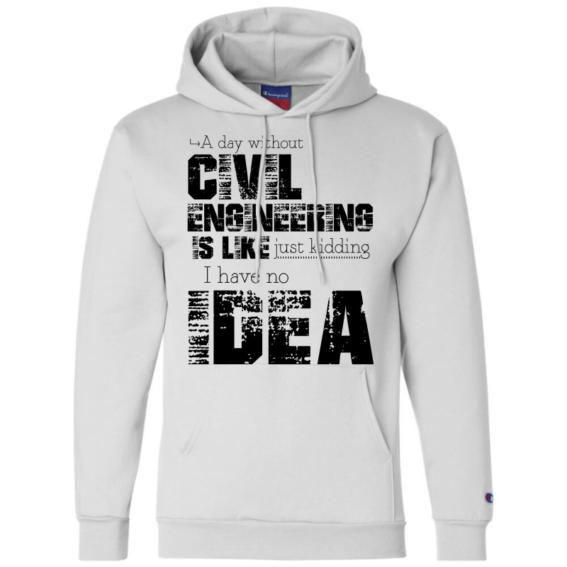 Civil Engineering Vintage Music Champion Hoodie | Artistshot