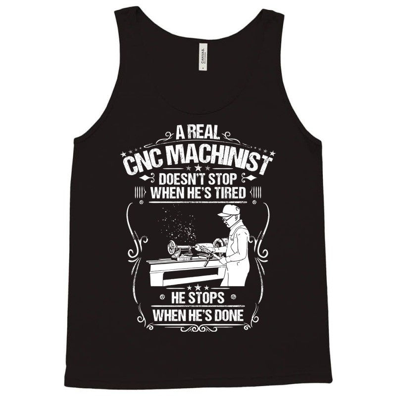 Cnc Machinist Cnc Operator Cnc Machine Gift Travel Tank Top | Artistshot