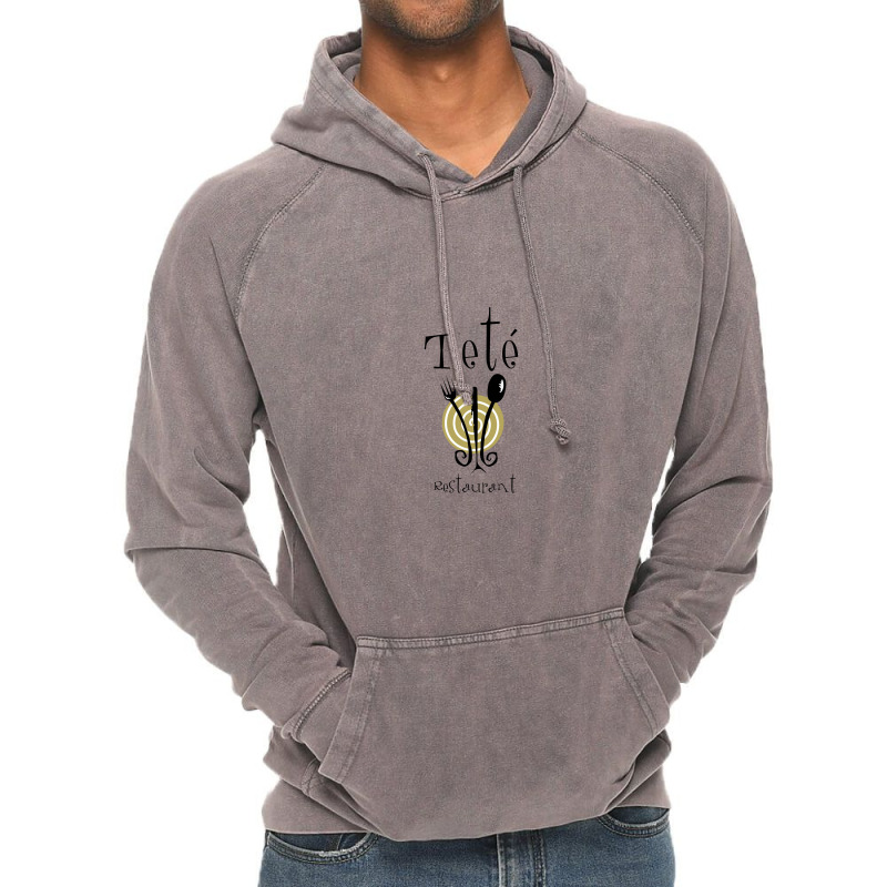 Tete Restaurant Vintage Hoodie by cobra | Artistshot