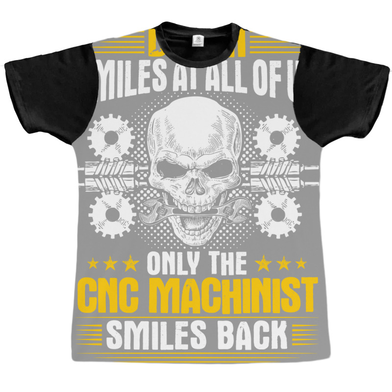 Cnc Machinist Machine Operator Gift Present Music Graphic T-shirt | Artistshot