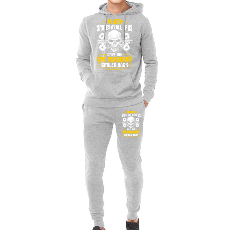 Cnc Machinist Machine Operator Gift Present Music Hoodie & Jogger Set | Artistshot