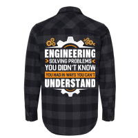 Engineer Engineering Profession Mechanical Gift Qu Flannel Shirt | Artistshot