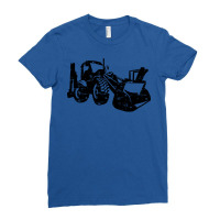 Excavator Driver Excavator Front Loader Sayings Lo Ladies Fitted T-shirt | Artistshot