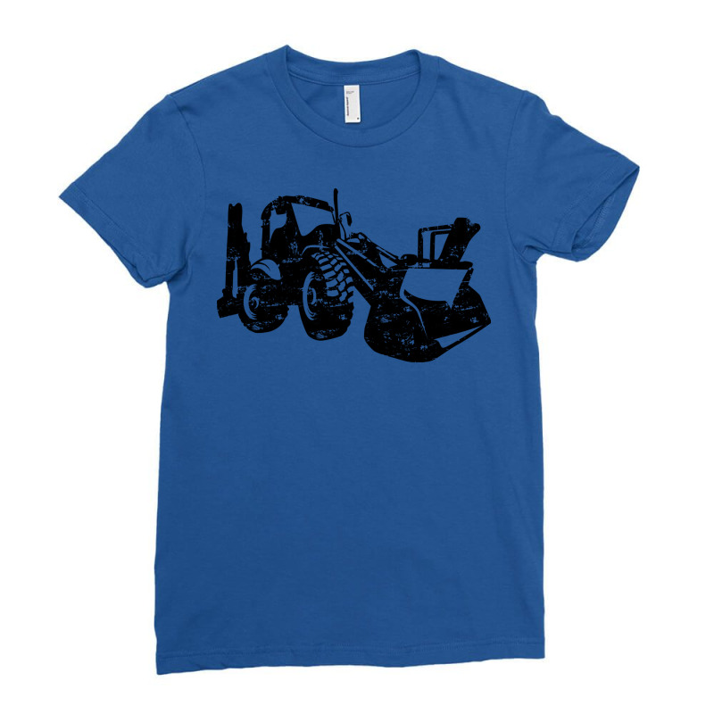 Excavator Driver Excavator Front Loader Sayings Lo Ladies Fitted T-Shirt by jojeancobusa | Artistshot