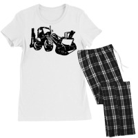 Excavator Driver Excavator Front Loader Sayings Lo Women's Pajamas Set | Artistshot