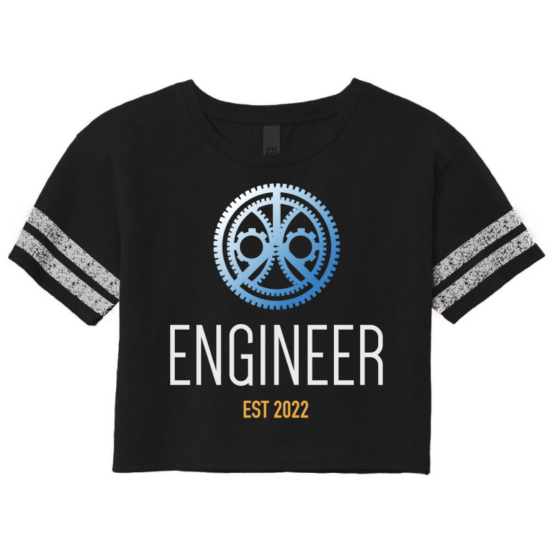 Engineer Established 2022 Engineering Graduate Gra Scorecard Crop Tee by shippesaruura | Artistshot