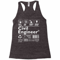 I Am A Civil Engineer Tshirt Funny Racerback Tank | Artistshot