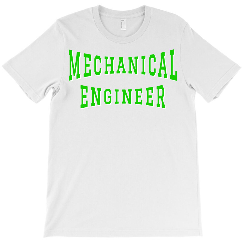 Mechanical Engineer In Green Color Text Hippie T-Shirt by zemkamajoor1 | Artistshot