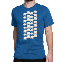 Adorable Polar Bear Pattern On White Hippie Classic T-shirt | Artistshot