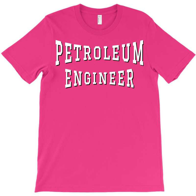 Petroleum Engineer In White Color Text Aesthetic T-Shirt by gerezzdralad | Artistshot